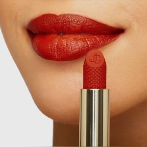Jimmy Choo Seduction Satin Lip Colour Lipstick 013 Red Attraction- Brand New